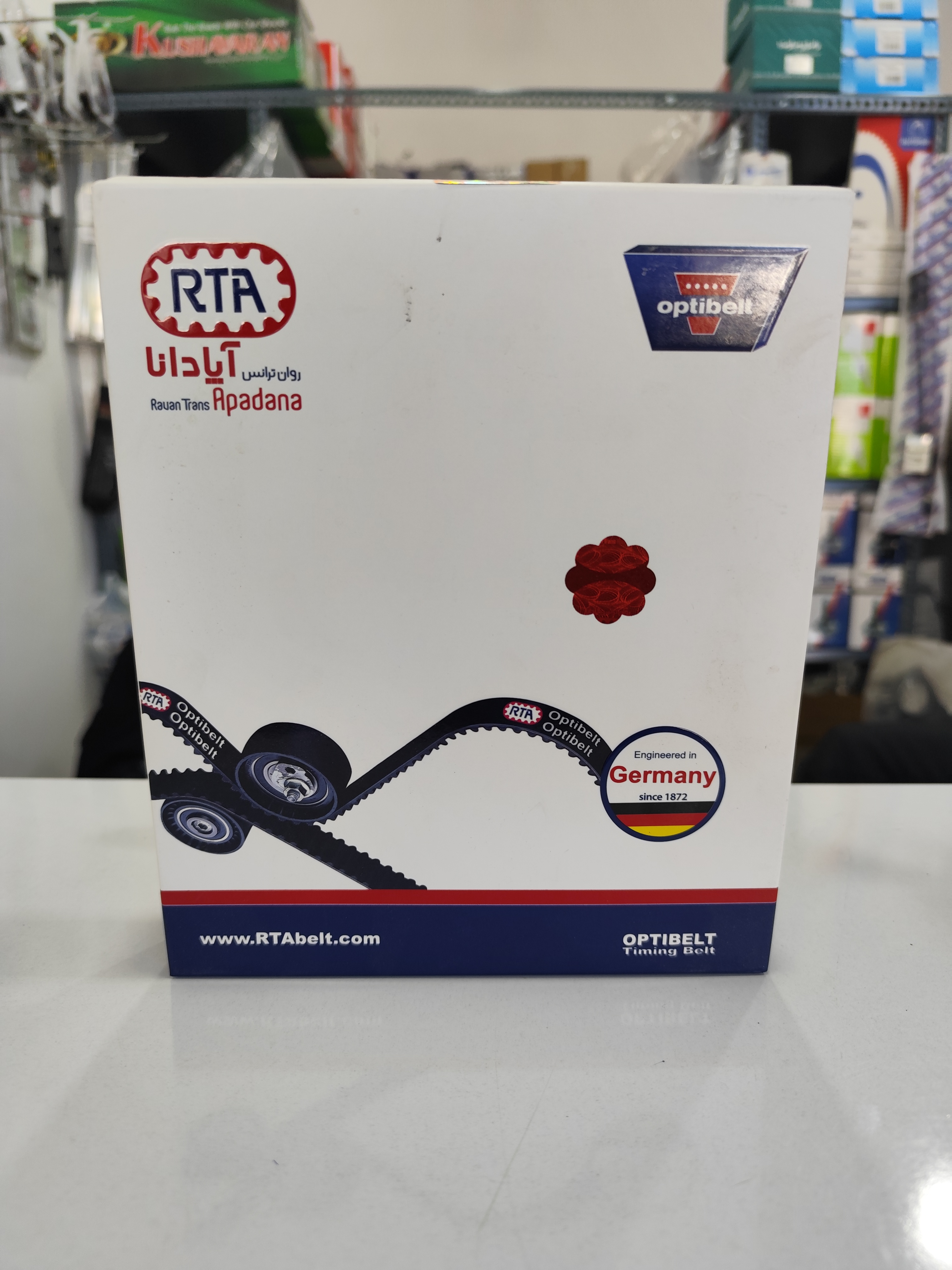 تسمه تایم ۱۰۷ دندانه اپتی بلت مناسب پراید تیبا ساینا کوییک شاهین